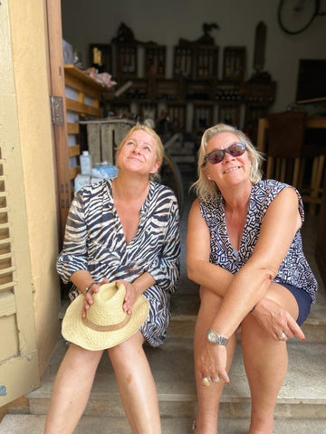 Ute Schoormann und Eva Strunz auf Mallorca