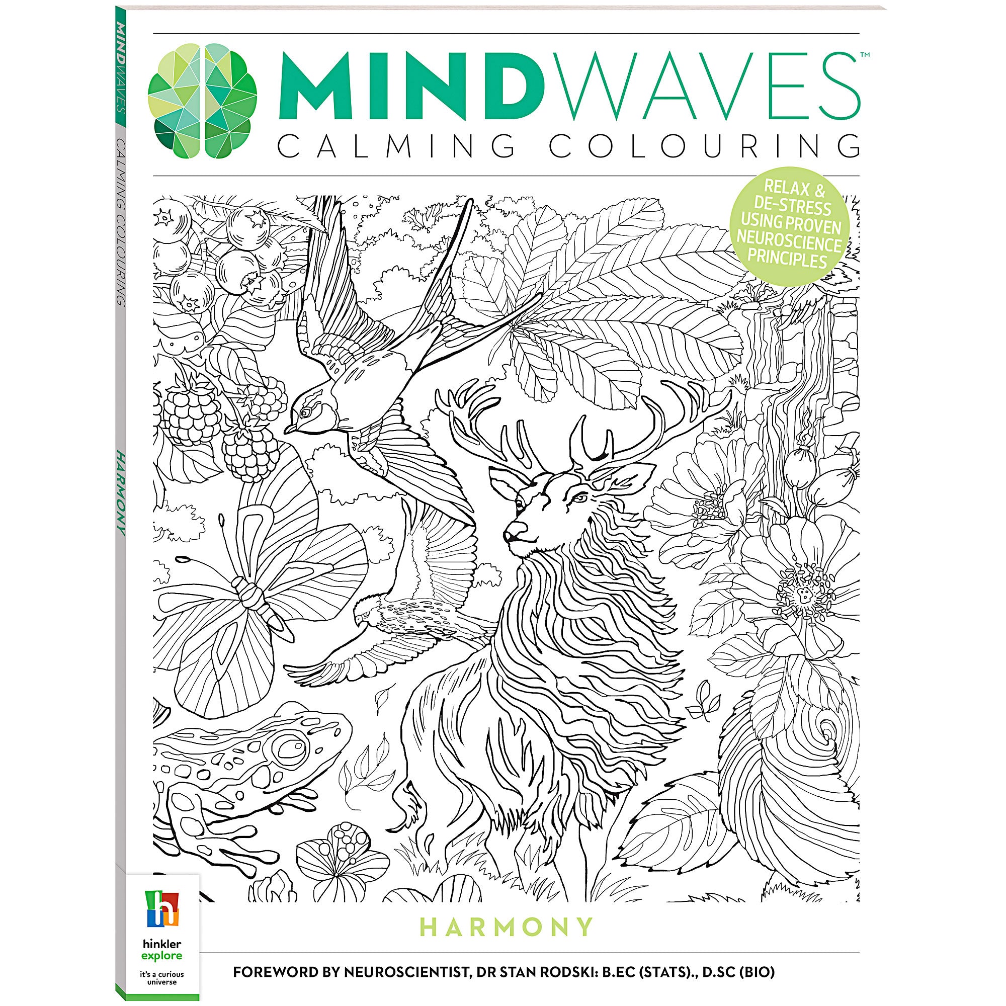 mindwaves calming coloring kit, Five Below