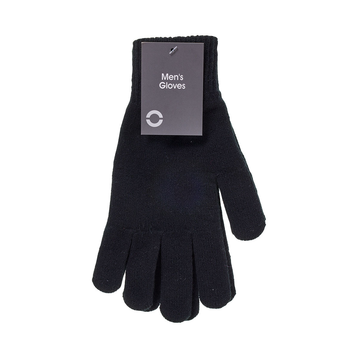 Men's Soft-Touch Gloves Black & Charcoal