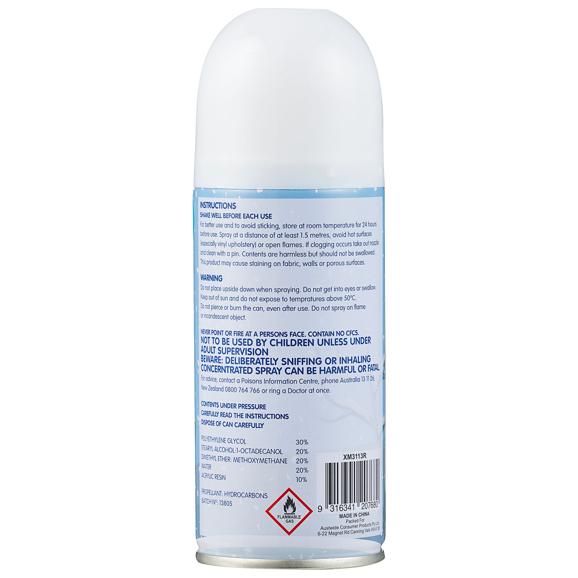 Snow Spray 80g  The Reject Shop