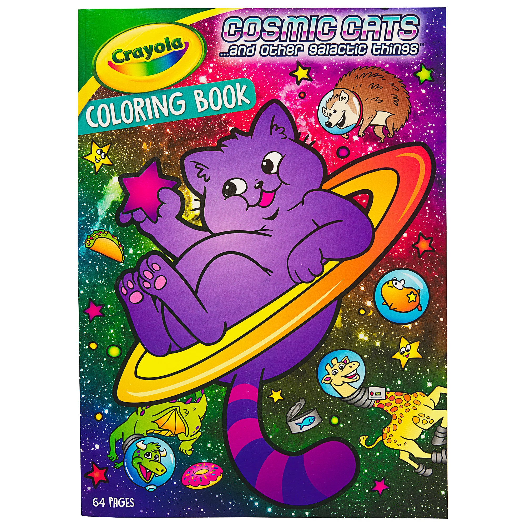 Crayola Colouring Book Cosmic Cats The Reject Shop