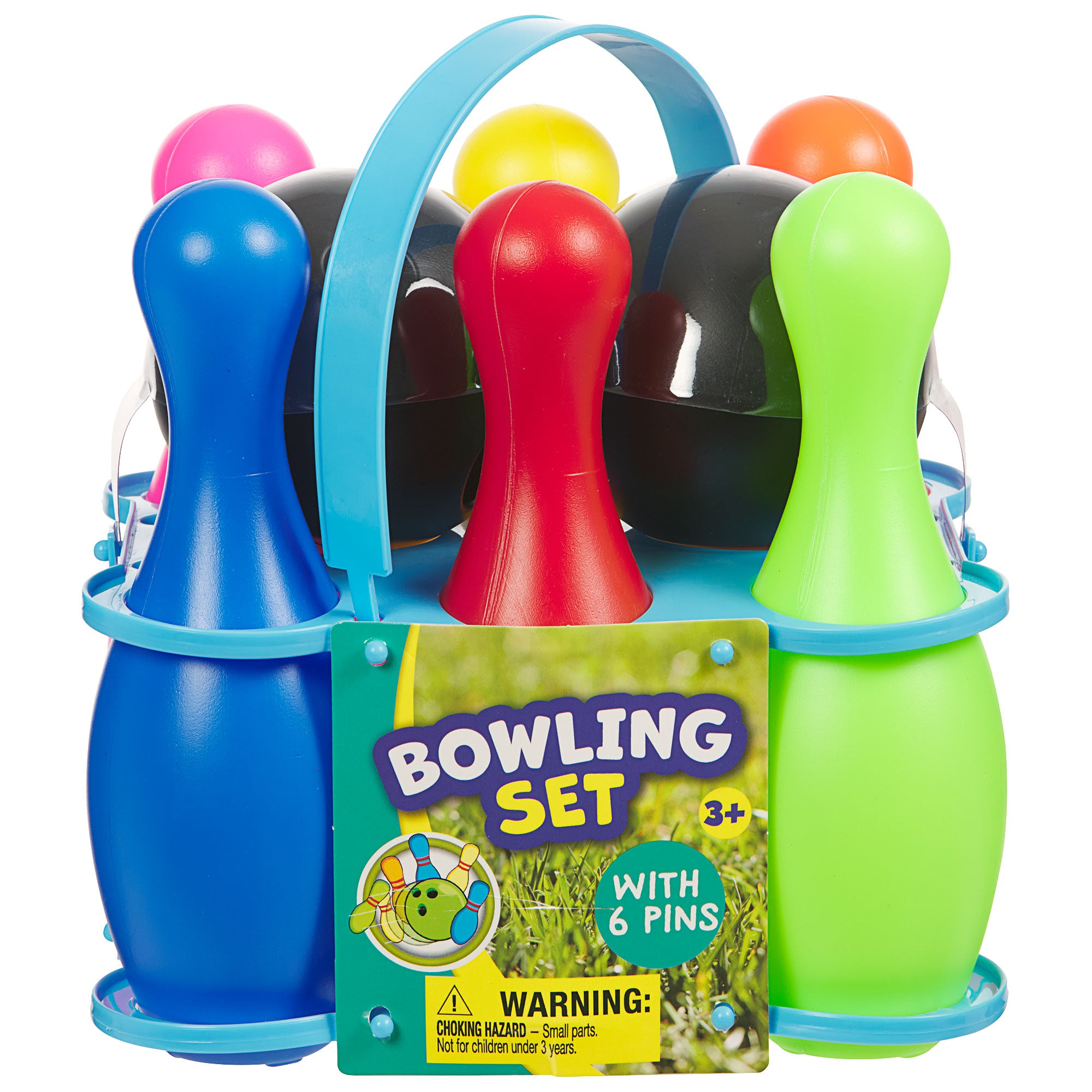 Bowling Set With 6 Pins The Reject Shop