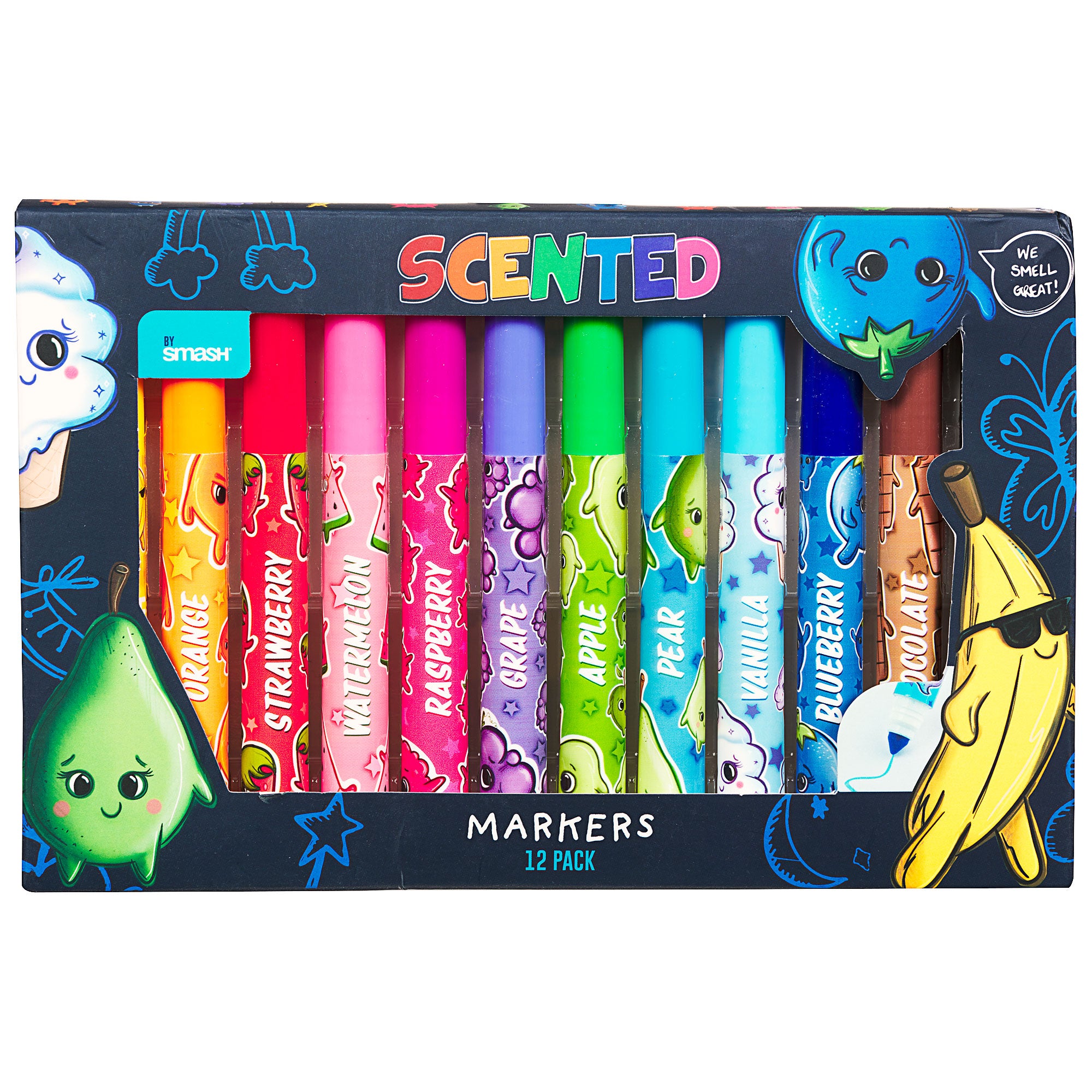 Smelly Markers - Set of 12