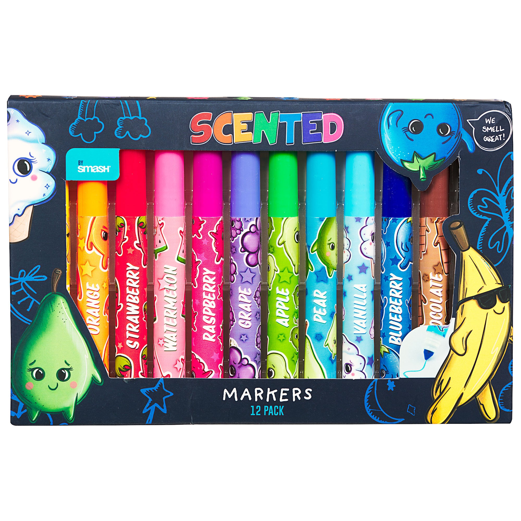 Smash Scented Markers 12pk