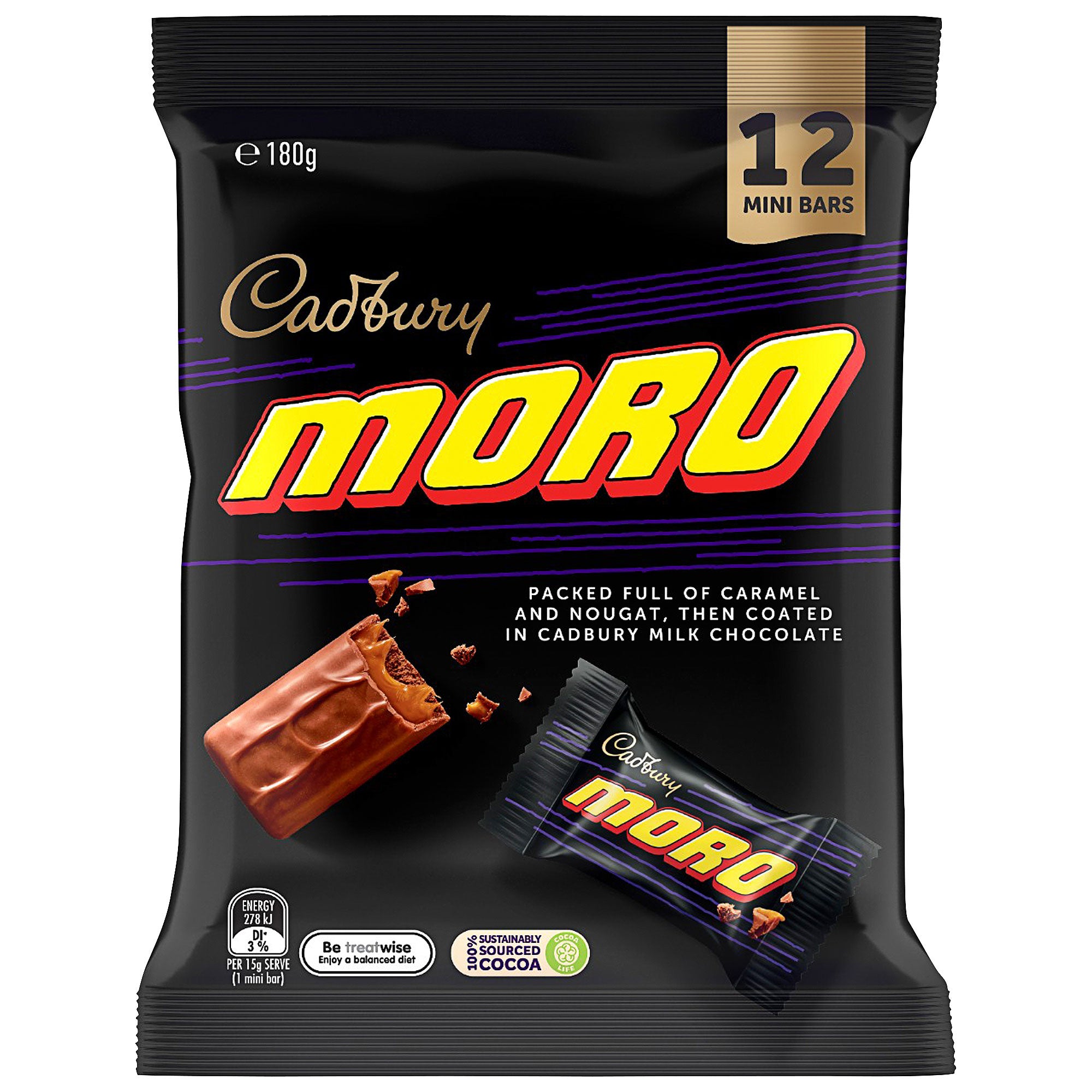 NZ Cadbury Moro Sharepack 12pk 180g