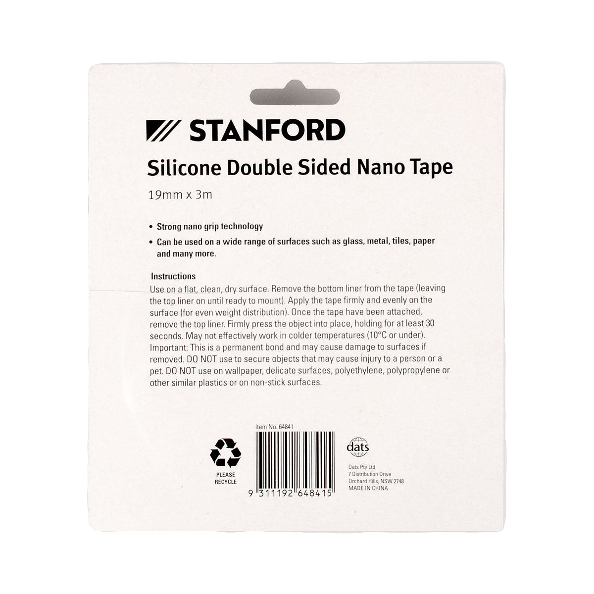 Double-Sided Tape Mounting Squares 80pk