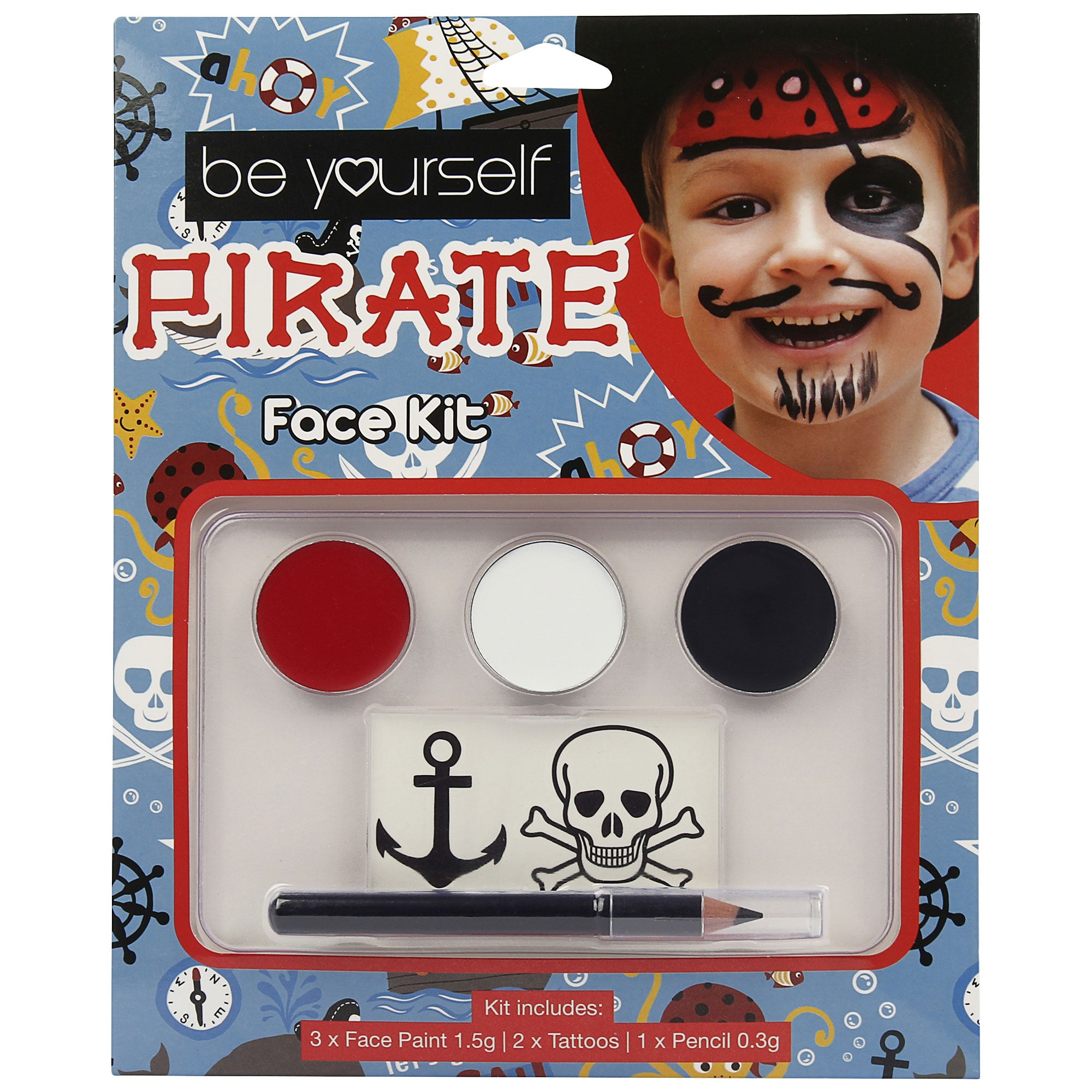 Be Yourself Face Paint Kit Pirate | The Reject Shop