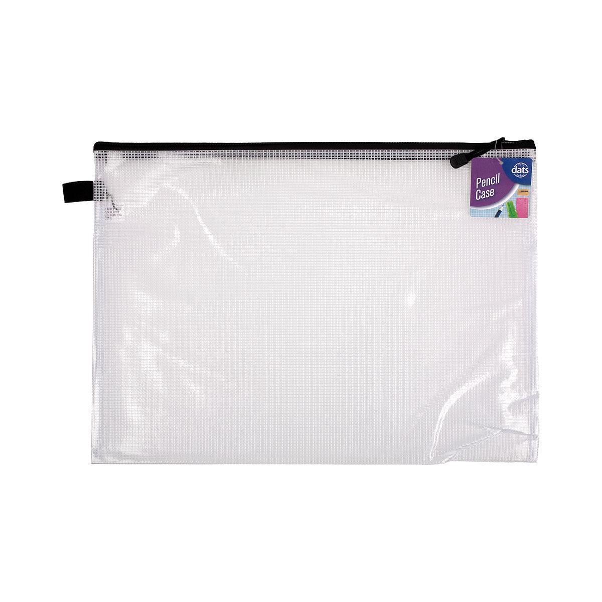 Mesh Clear Pencil Case with Zipper 345x240mm