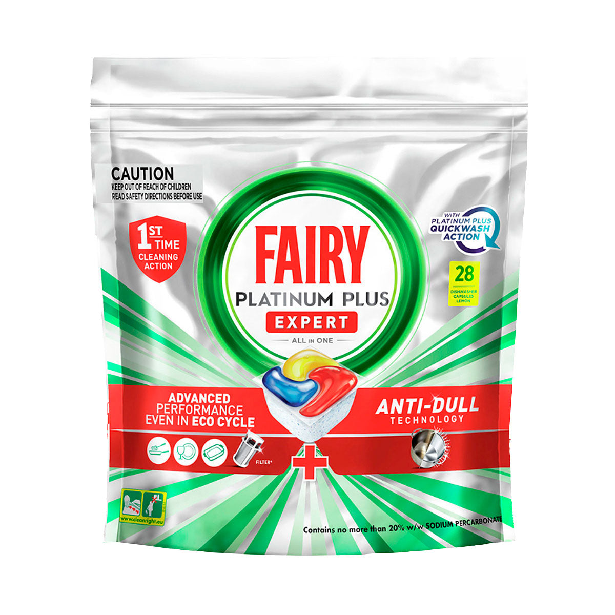 Fairy Platinum Plus Expert All In One Dishwasher Capsules Reviews