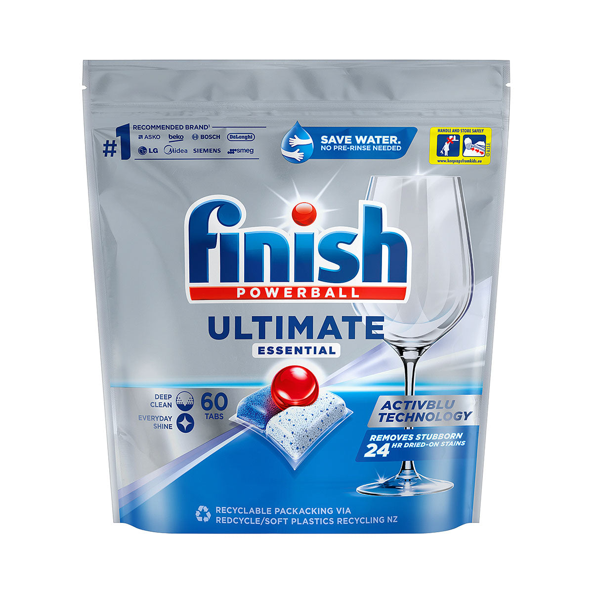 Finish Ultimate Essential Powerball Dishwashing Tablets Original