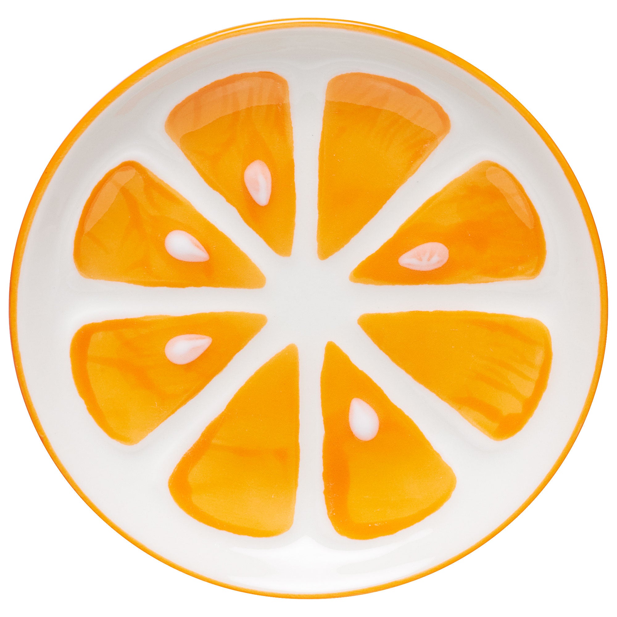 Orange Plate 10cm | The Reject Shop