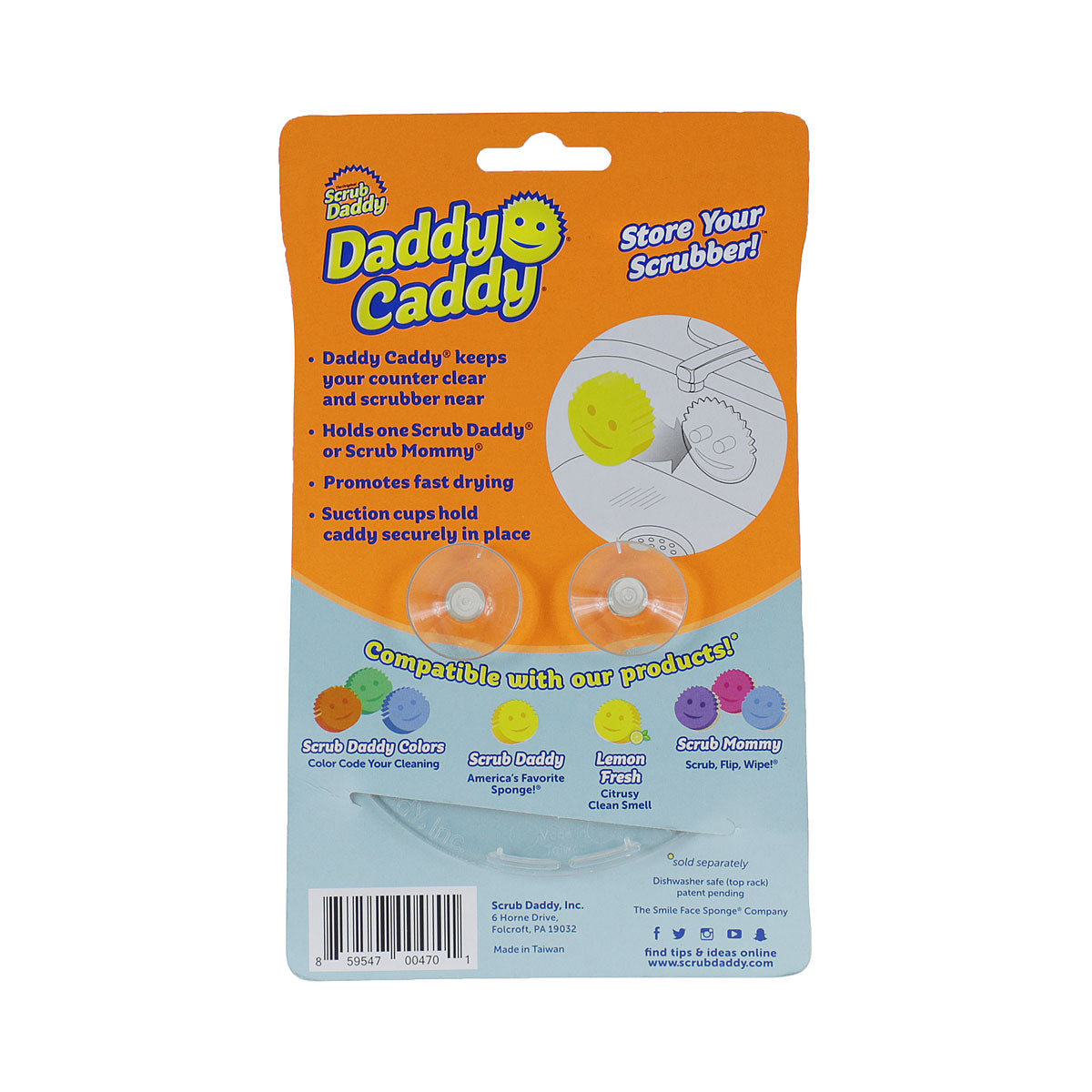 Scrub Daddy/mommy Sponge Person Holder 