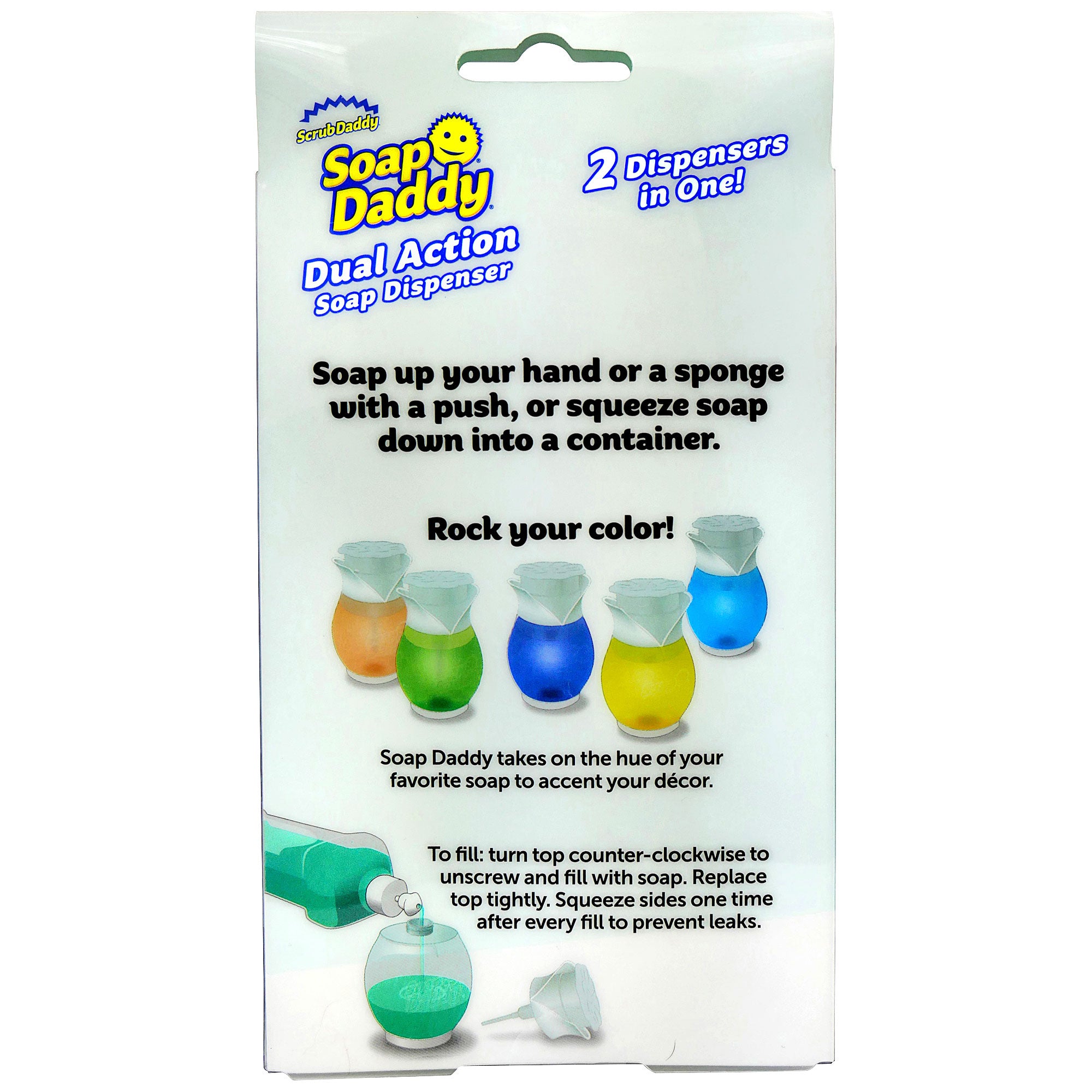  Scrub Daddy Soap Dispenser - Soap Daddy, Dual Action