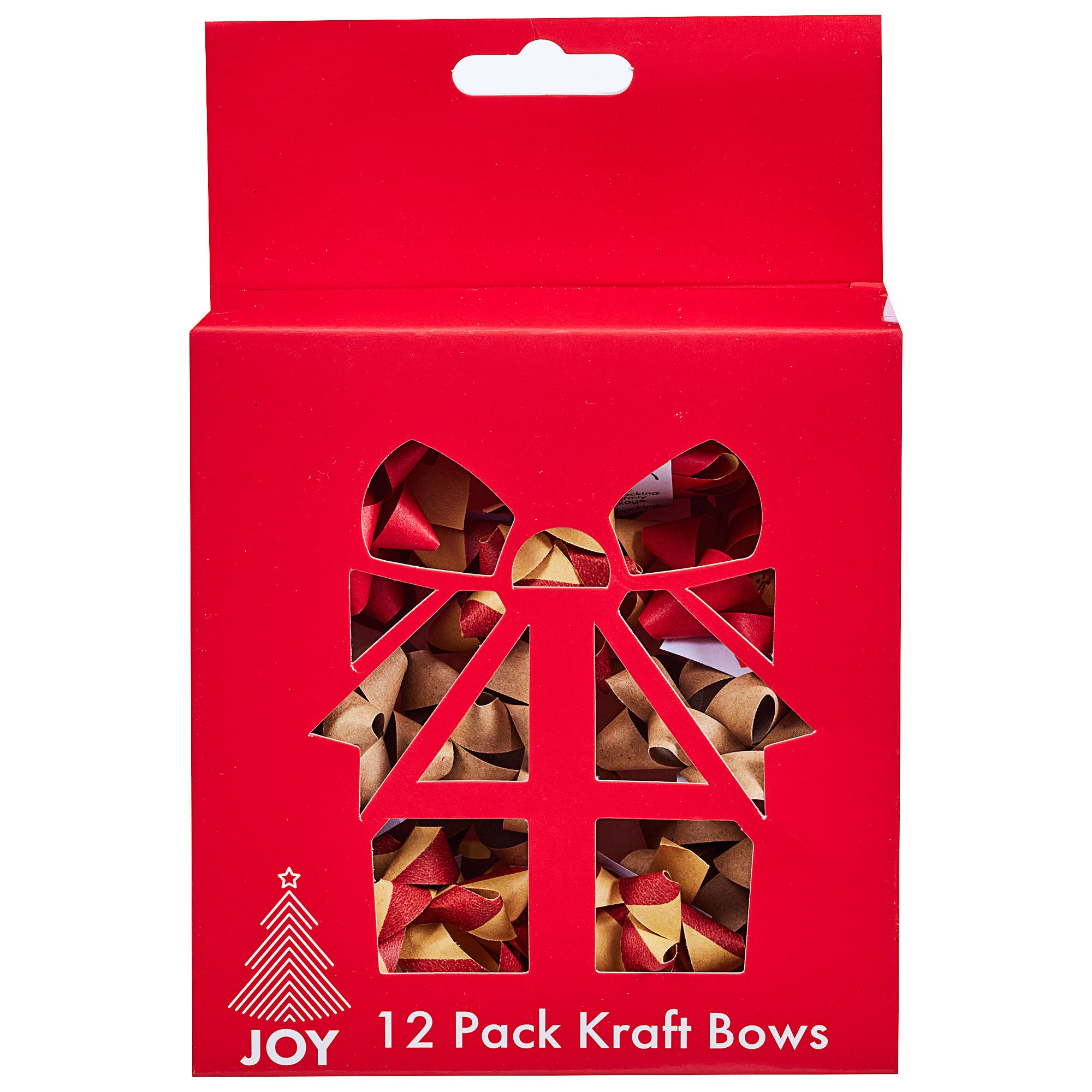 Bows Kraft 12pk | The Reject Shop