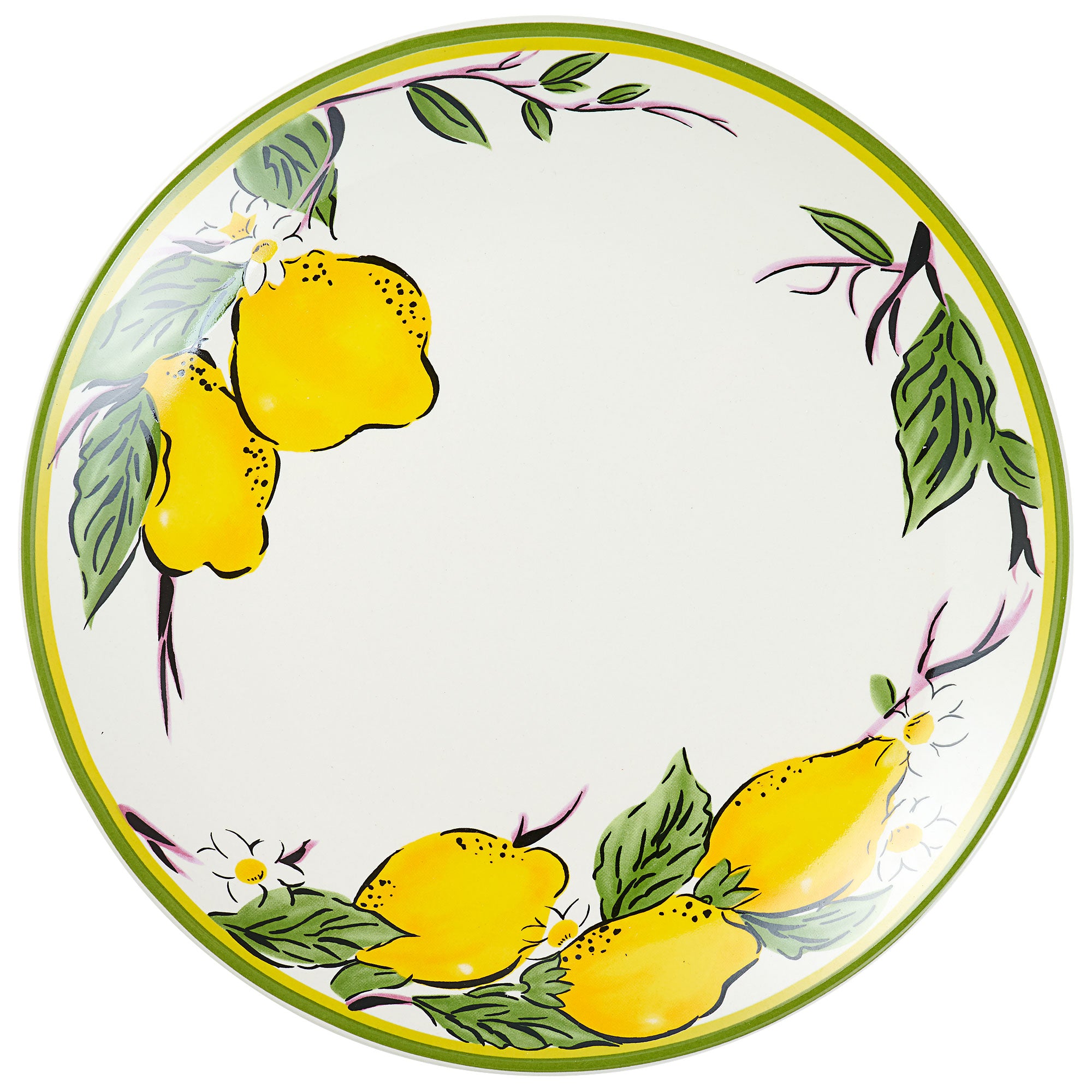 Tuscany Lemons Side Plate 20cm | The Reject Shop