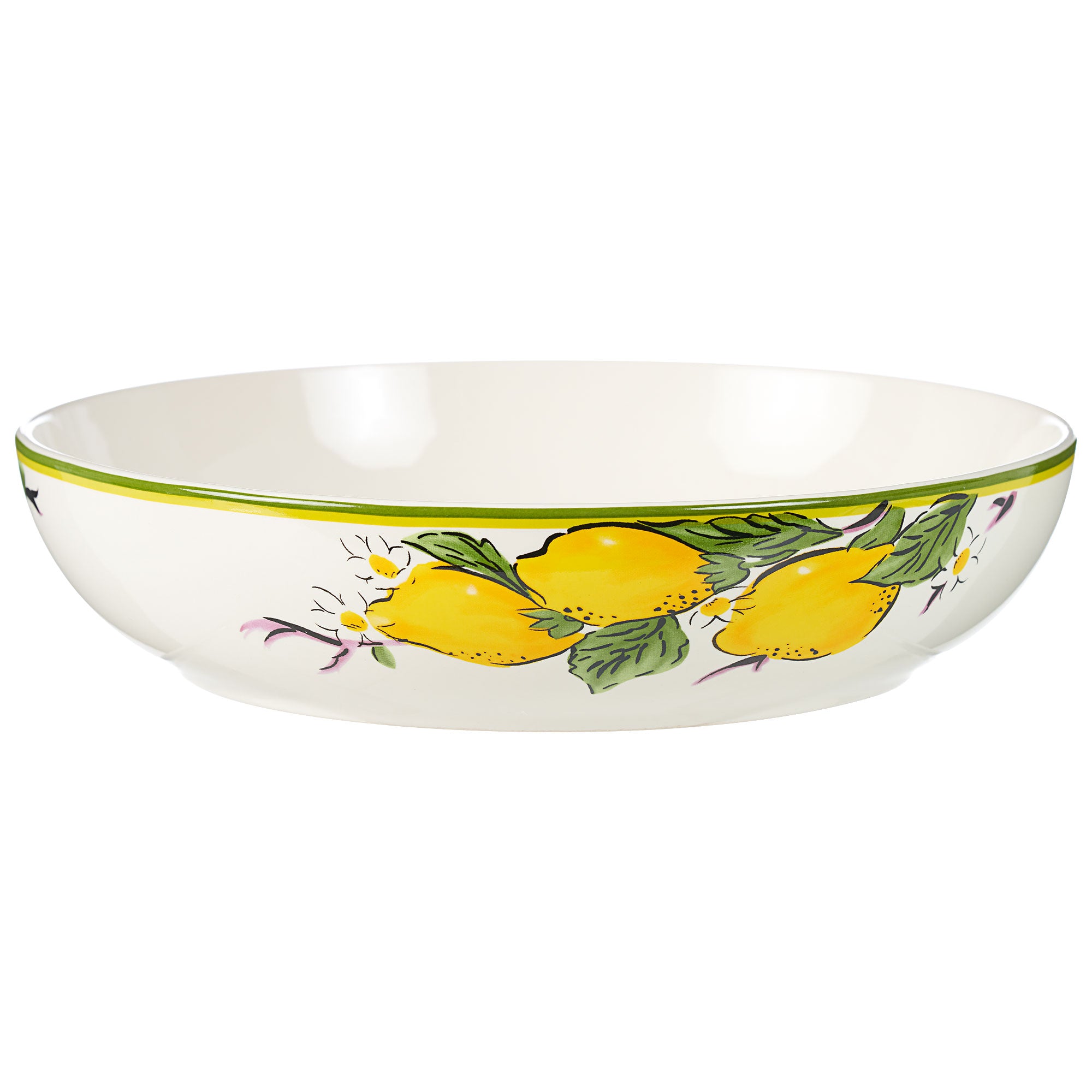 Tuscany Lemons Bowl 21cm | The Reject Shop