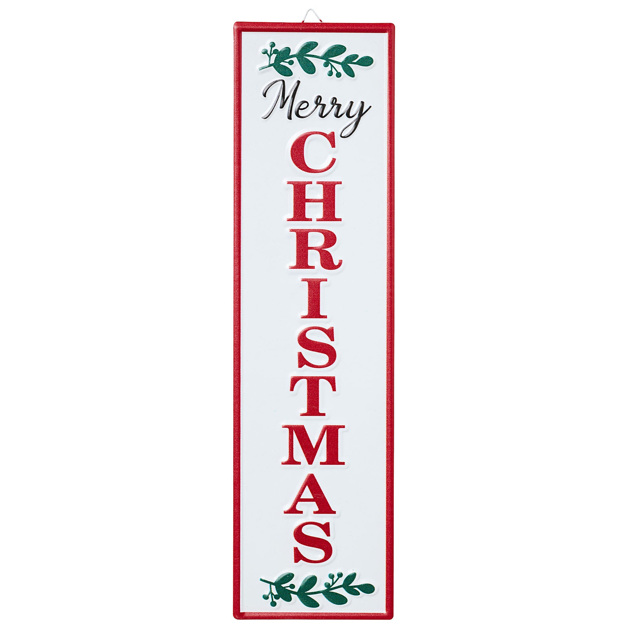 Metal Vertical Plaques Christmas/Merry | The Reject Shop