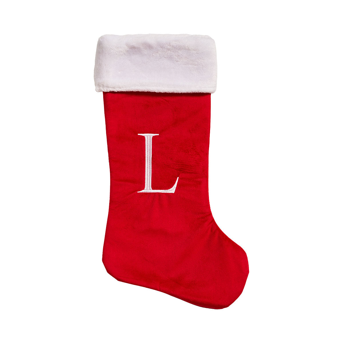 Monogram Stocking with Letter Assorted | The Reject Shop
