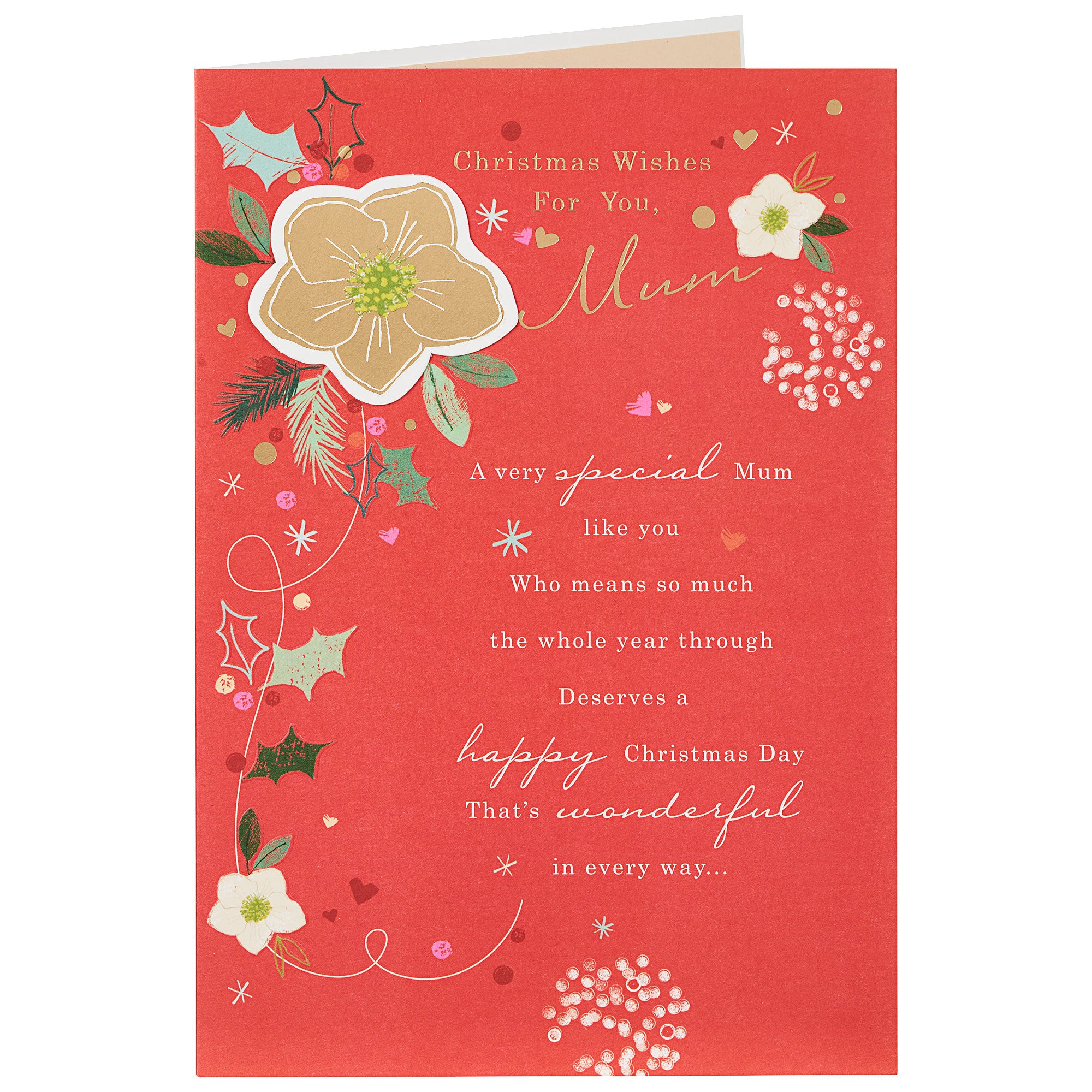 You're the Heart of Our Family Christmas Card for Mom — Trudy's