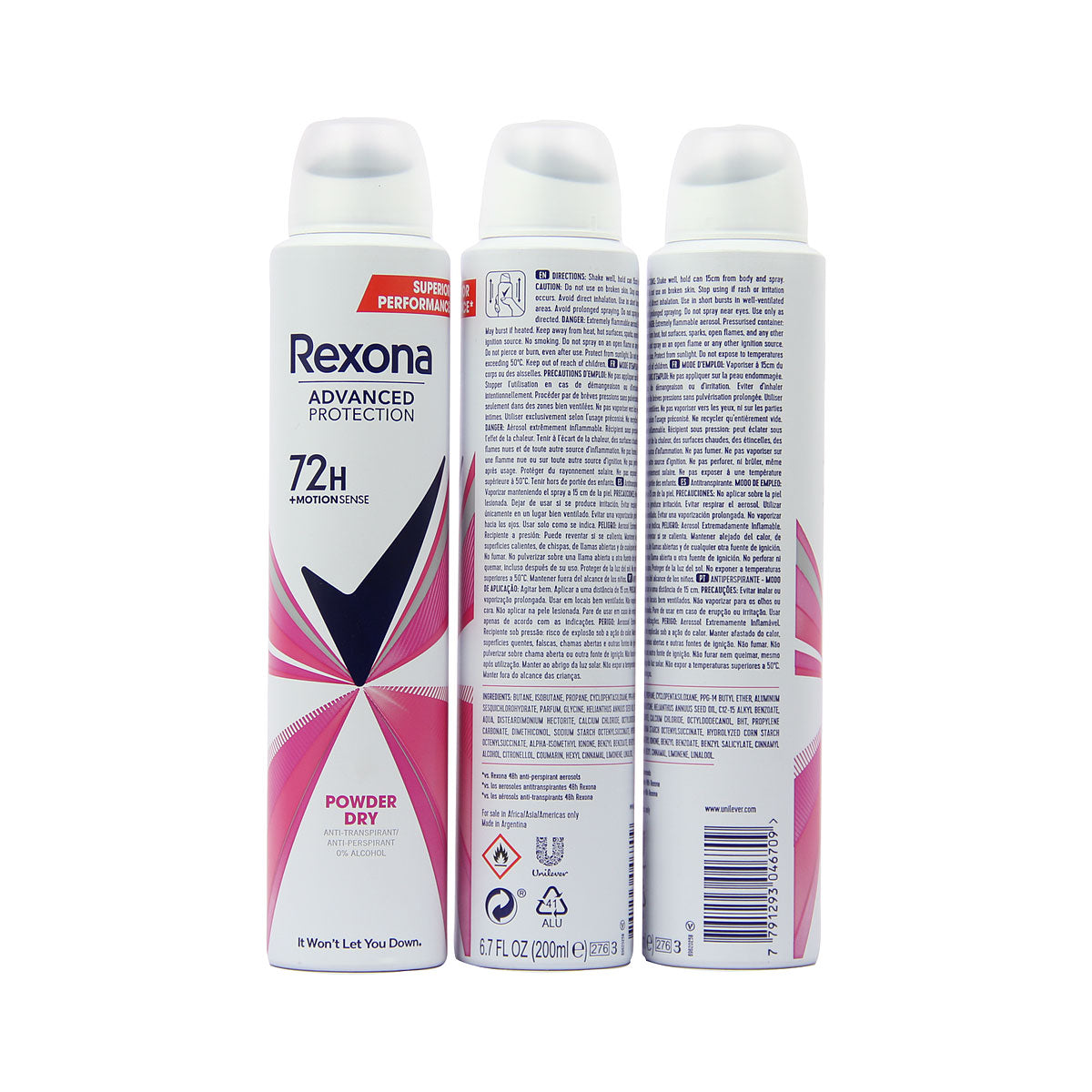 Buy Rexona Women Antiperspirant Hypoallergenic 250mL at Cincotta