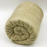 Llullalo - Baby Alpaca Wool Throw Blanket / Sofa Cover - Queen 90" x 65" - solid pattern ecru