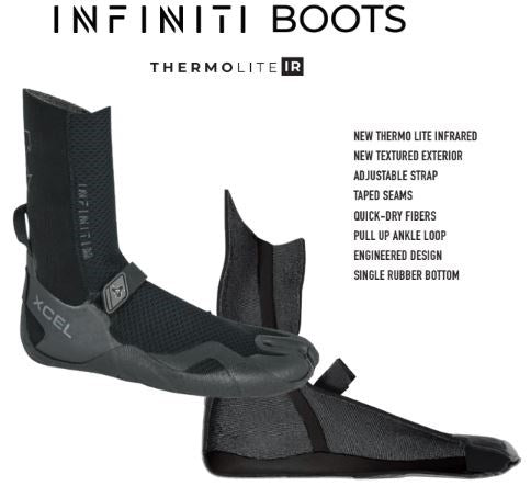 Infiniti Split Toe Reef Boot 1mm – XCEL Wetsuits Canada