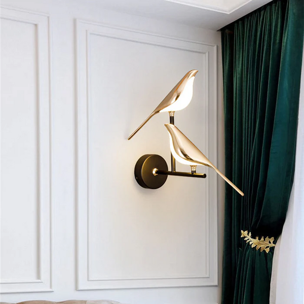 Designer Acrylic Bird Wall Lamp