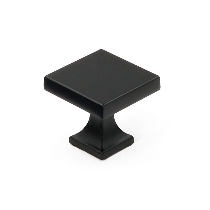 20 Pack Matte Black Kitchen Drawer Knobs Square Solid Dresser Knobs (LS6785BK)