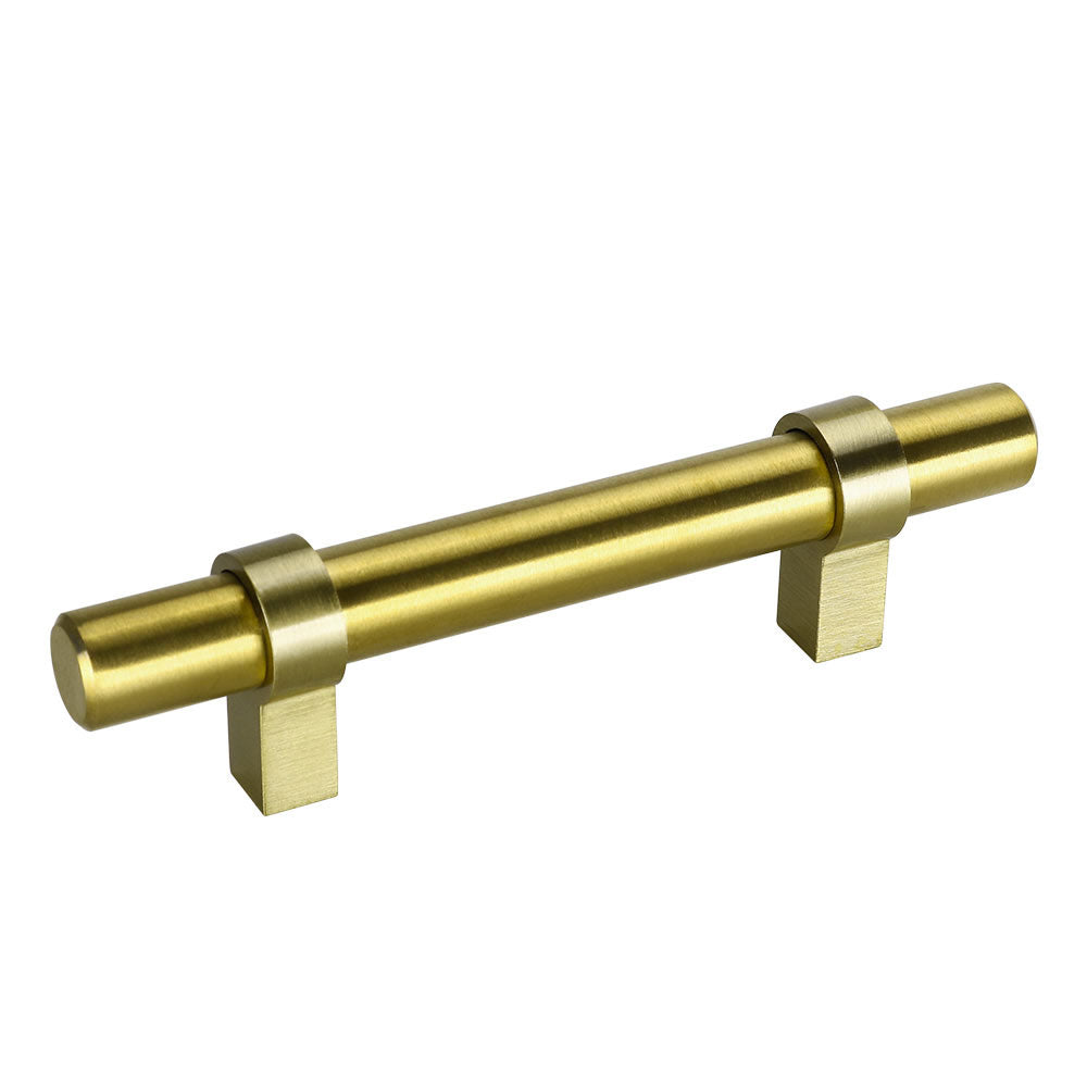 Cabinet Pulls 12 Pack Modern Stainless Steel Brushed Brass Cabinet Pulls  Handles
