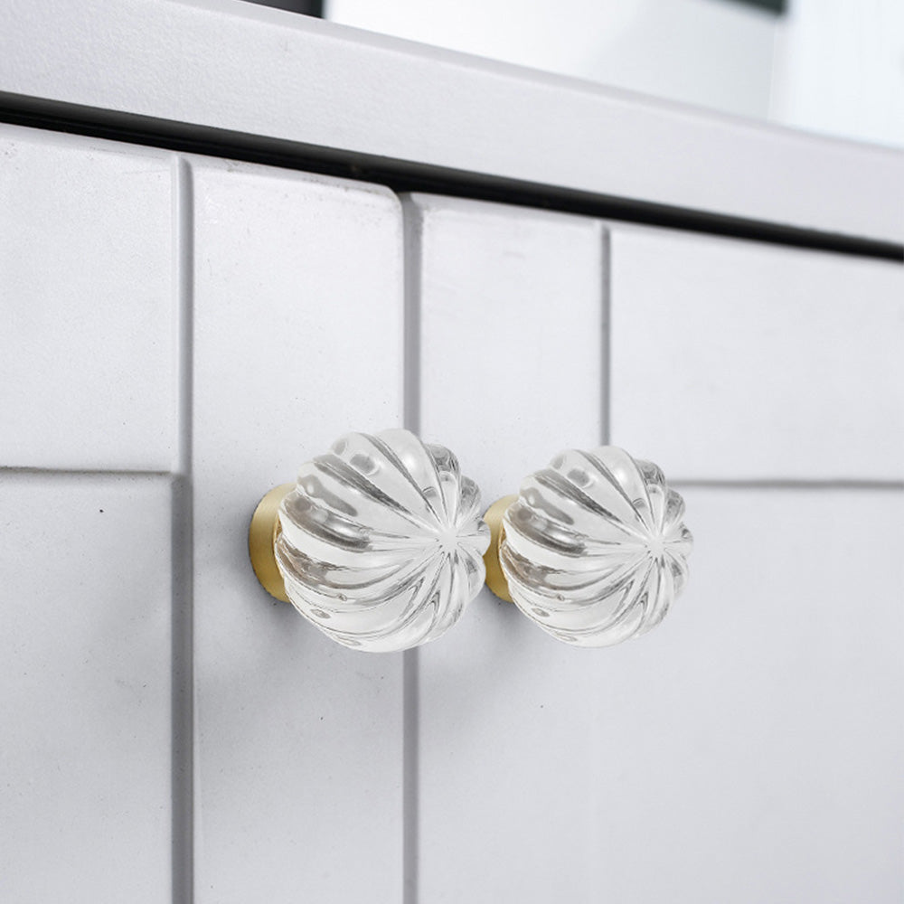 Homdiy Classic Crystal Drawer Knobs for Cabinets Furniture