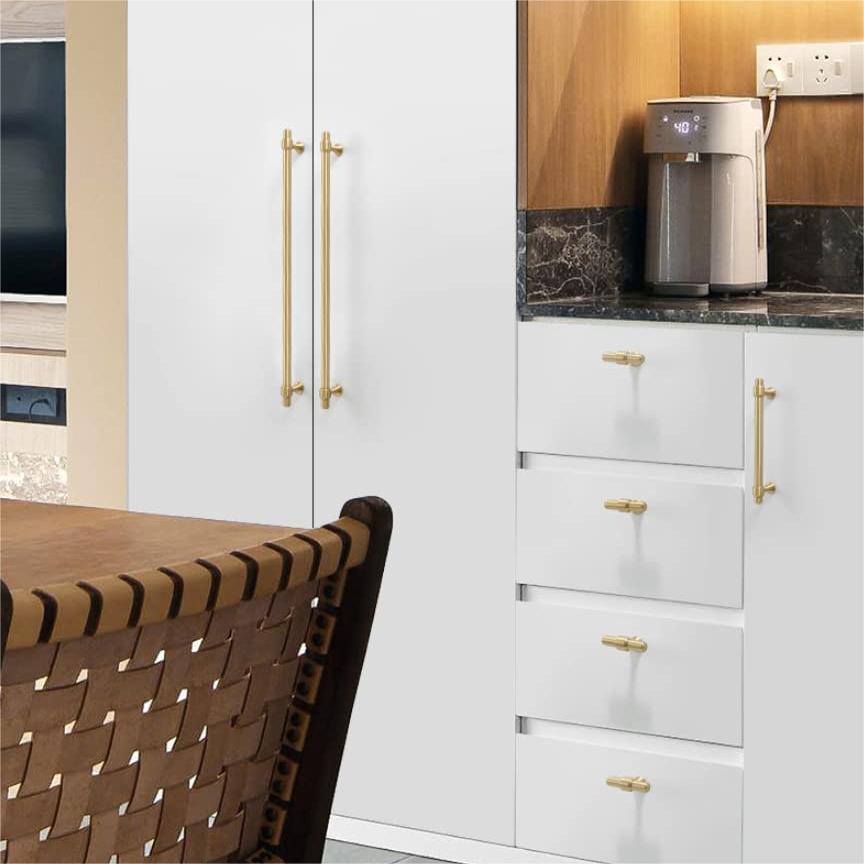 Solid Brass Cup Handles Cabinet Drawer Kitchen Pulls – JonesandGrey