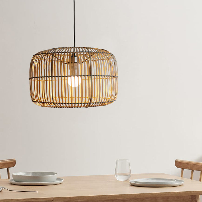 japanese bamboo pendant light