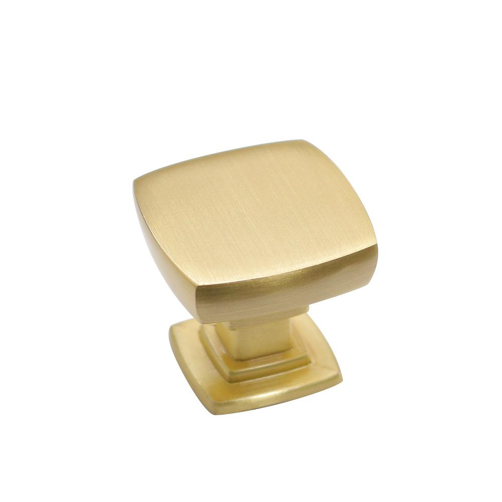 6 Pack Brushed Gold Cabinet Drawer Knobs For Kitchen (LS8791GD)