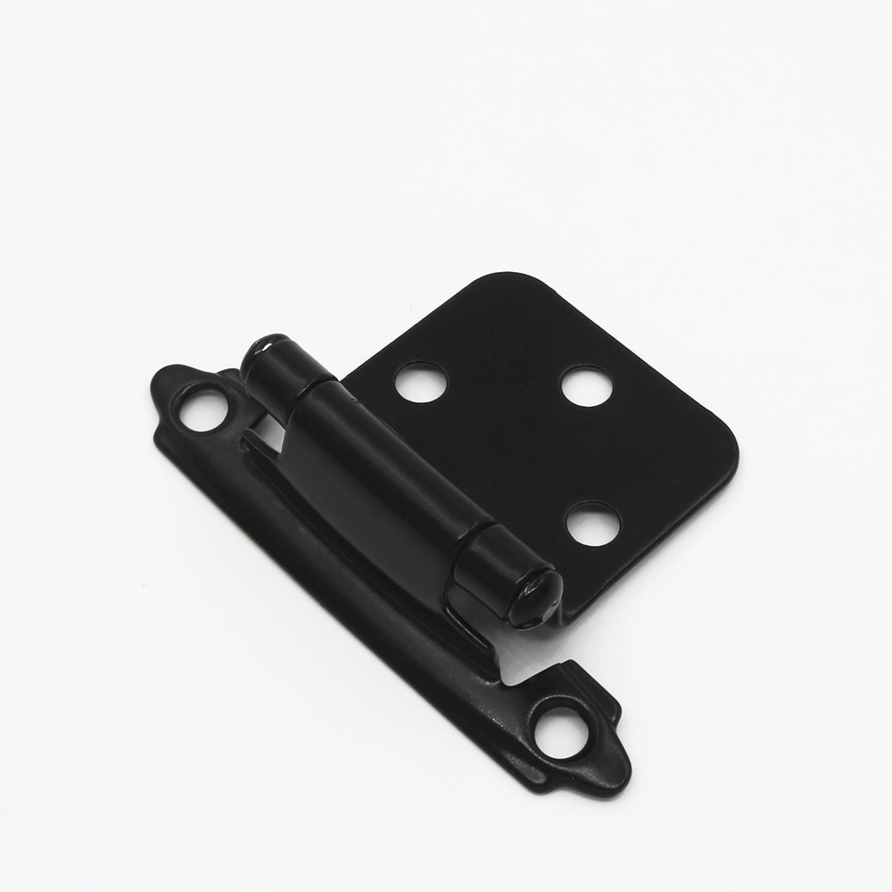 10 pairs Black Cabinet Hinges Variable Overlay