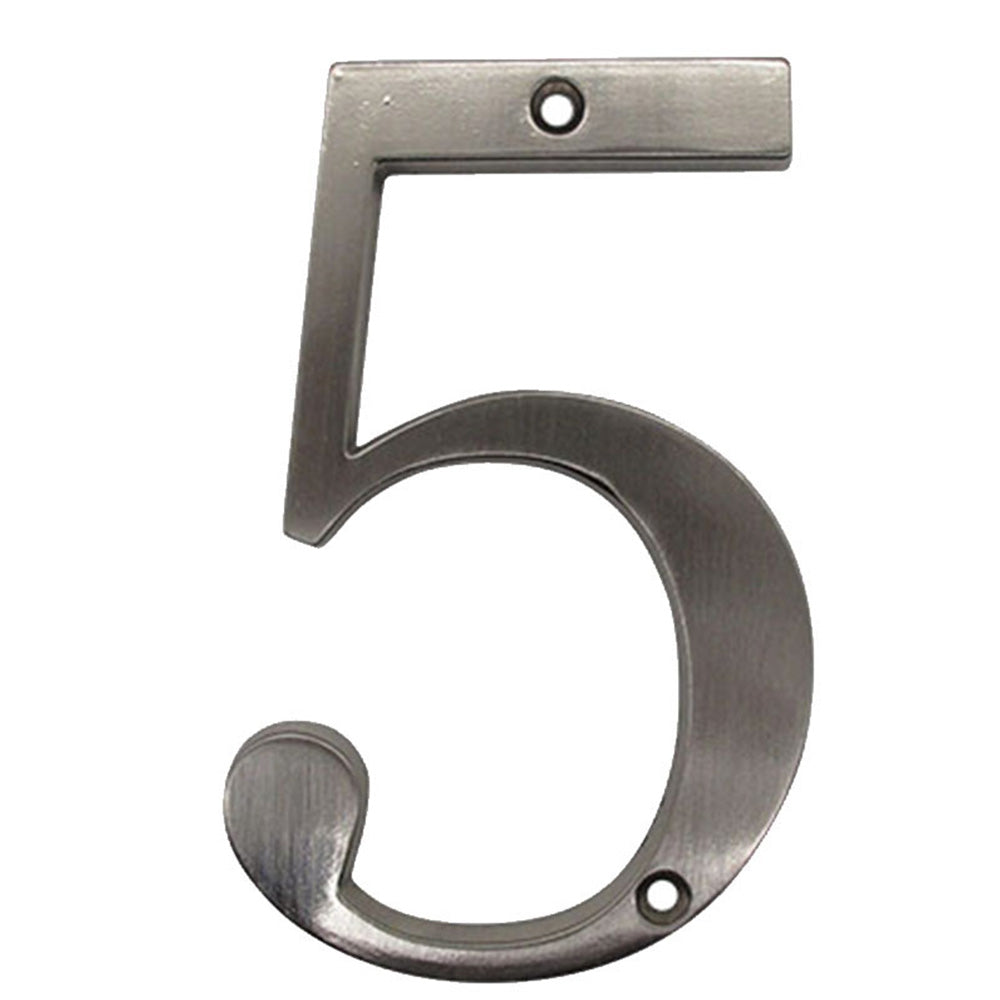 BROOKFIELD Satin Brass Floating House Number Sign