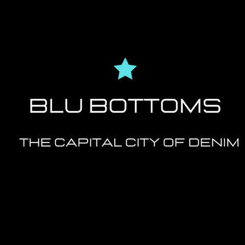 The online fashion boutique blu bottoms logo