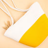 handwoven cotton organic bag beach bag everyday bag yellow bag