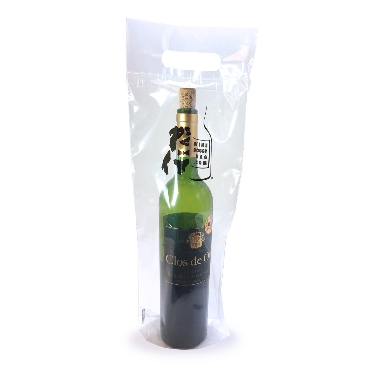 750ml Wine Doggy Bag® – WITH WINE DOGGY BAG® LOGO