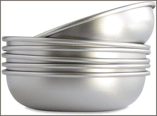 Stainless Steel Cat Bowls, Made in USA