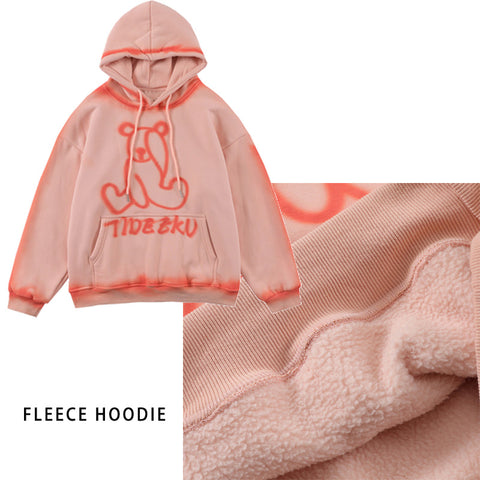 fleece hoodie
