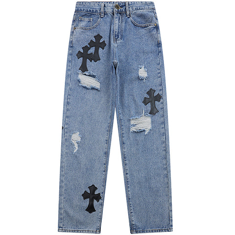 chrome heart jeans pants