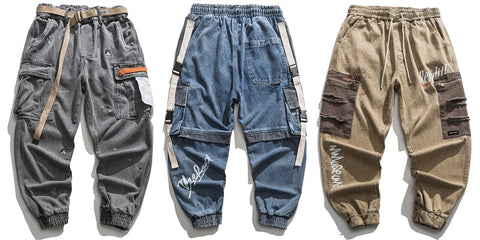 cargo denim jeans