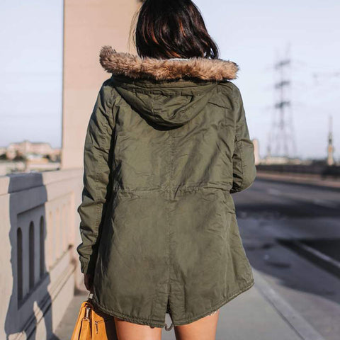 Hooded jacket coat