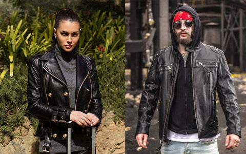 leather jacket for men and women 