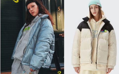 puffer jacket with hoodie