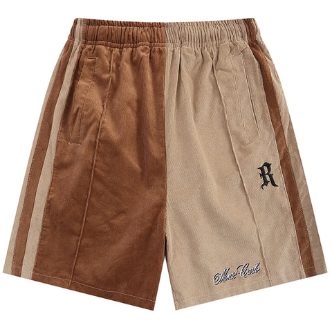 corduroy short pants