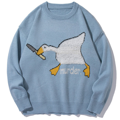 murder goose sweater