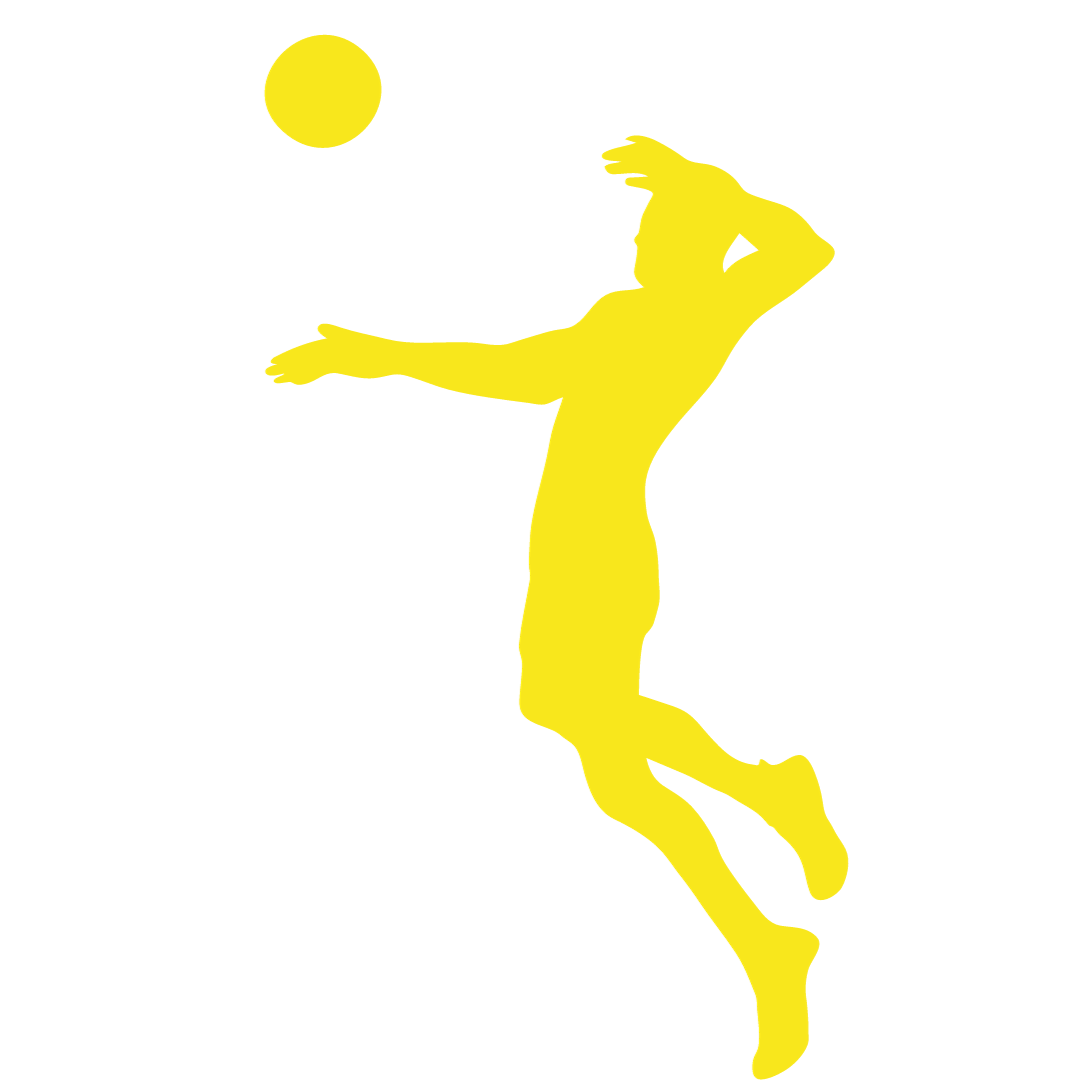 immagine grafica pallavolo gialla