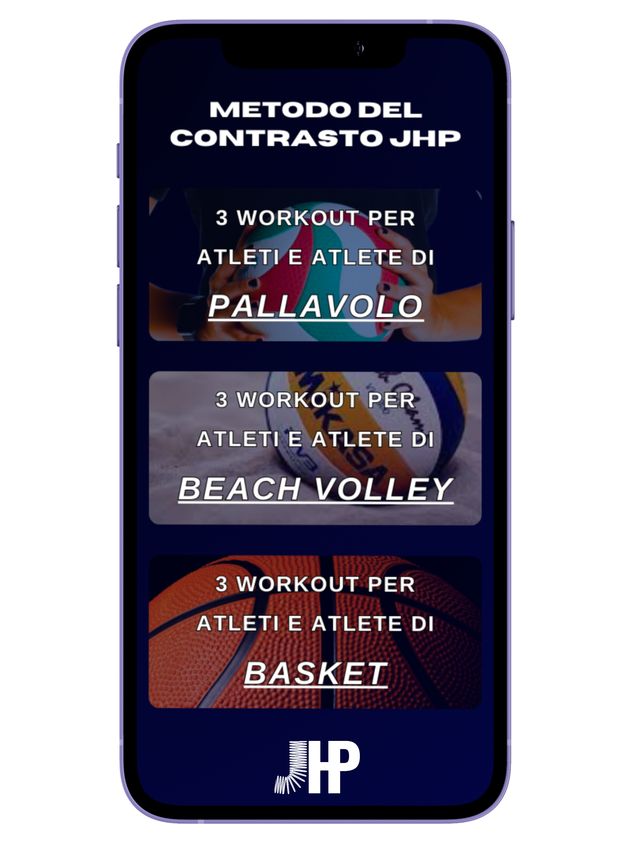 programma d'allenamento metodo contrasto francese salto jhp pallavolo basket beach volley
