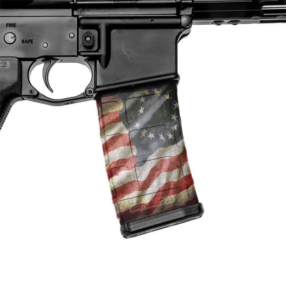 ar-15-mag-skin-betsy-ross-flag